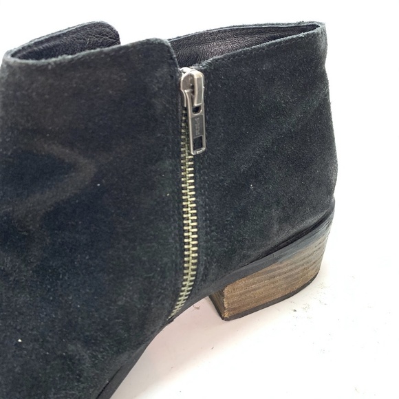 MIA EMERSON Genuine Leather Ankle Booties Black 10 - Picture 8 of 16